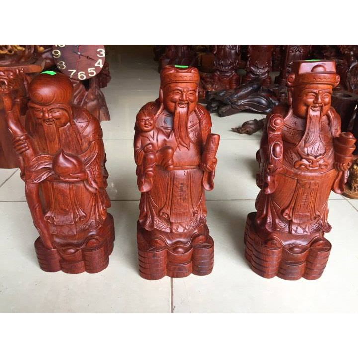 Bộ tượng Phúc Lộc Thọ cao 40 cm